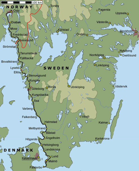 Cykelturist.com - Resorna - Västkusten 1995 - Översikt